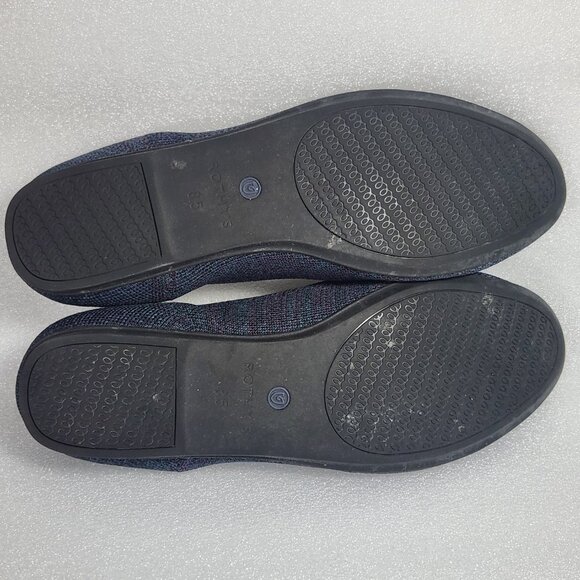 Rothy's Navy Blue Heather Loafer Size W8.5 - Picture 13 of 14